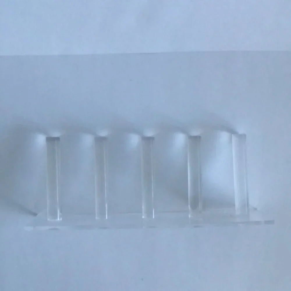 Acrylic Clear Ring Display by Bead Landing 5 rods